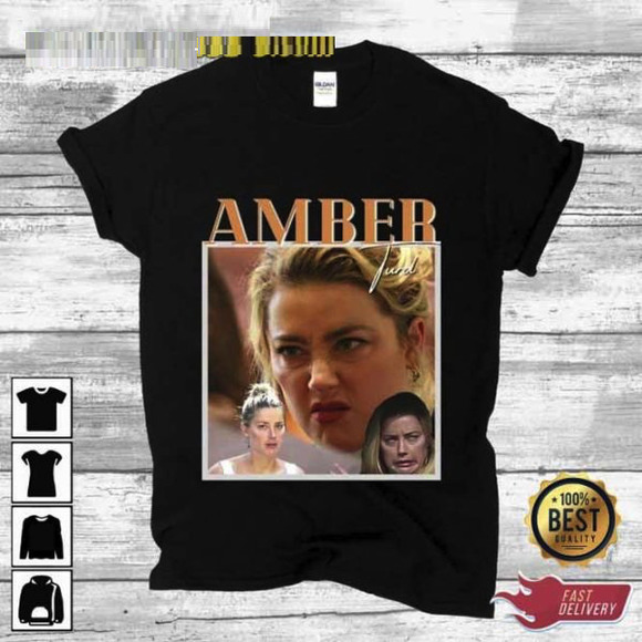 Justice For Johnny Depp T-Shirt Fvck Amber Heard Unisex T-shirt Gift For Fan - Picture 1 of 4
